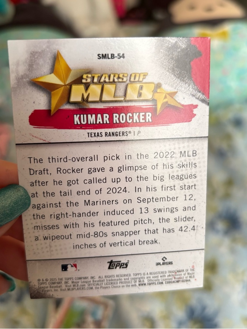 Texas Rangers Topps baseball cards - Picture 9 of 11